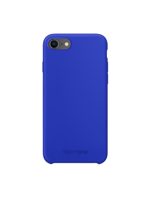 

macmerise Blue Solid Silicone iPhone 8 Case, Multi