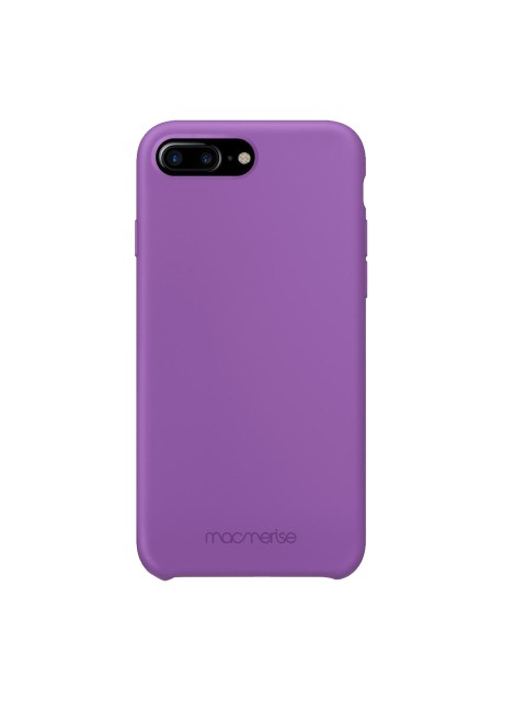 

macmerise Purple Solid Silicone iPhone 7 Plus Back Case