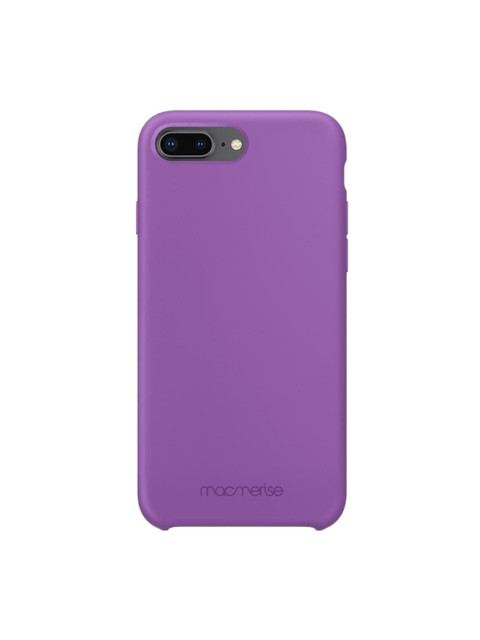 

macmerise Purple Silicone iPhone 8 Plus Back Case