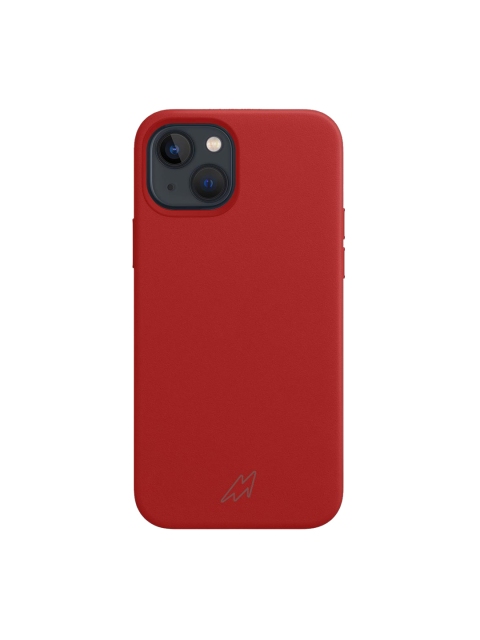 

macmerise Red Solid iPhone 13 Back Case