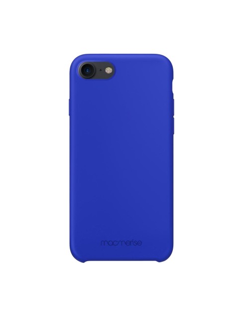 

macmerise Blue-Silicone iPhone 7 Back Case, Multi