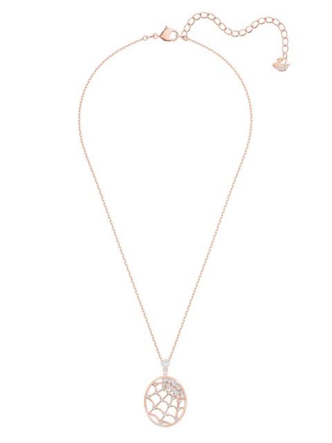 

SWAROVSKI White, Rose-gold tone plated Precisely Pendant Chain