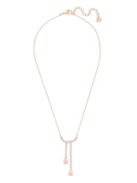 

SWAROVSKI Rose Gold-Plated White Crystals Necklace