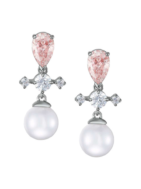 

SWAROVSKI Pink Contemporary Drop Earrings