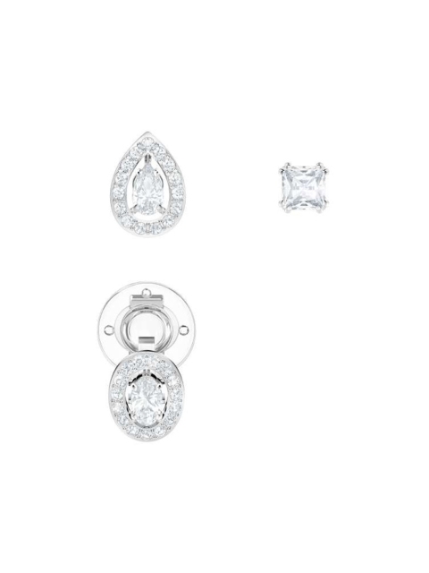 

SWAROVSKI White Rhodium ATTRACT:PE ASYM MIX CZWH/CRY/RHS Earrings