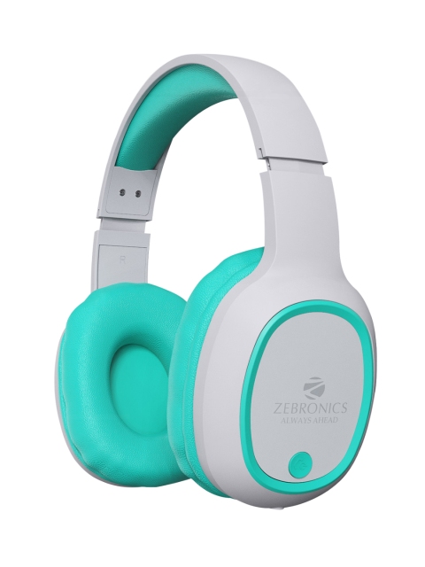 

ZEBRONICS Zeb-Thunder Wireless BT Headphone- Sea Green