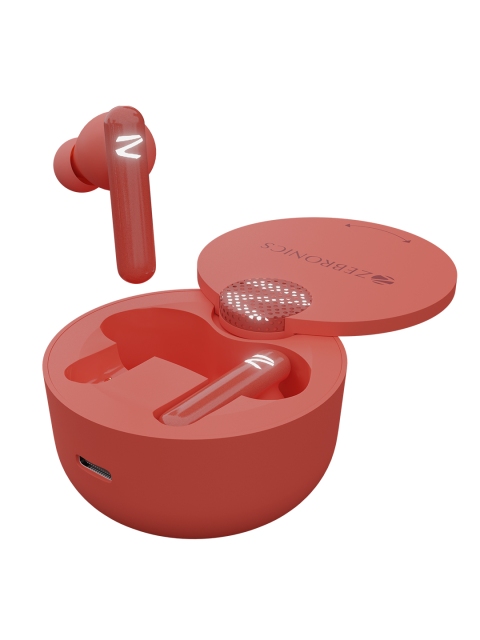 

ZEBRONICS Zeb-Sound Bomb G1 Gaming TWS Earbuds - Red