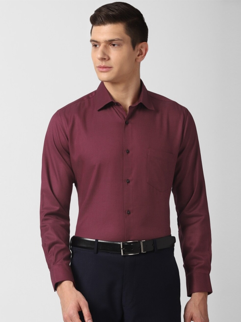 

Van Heusen Men Purple Pure Cotton Formal Shirt