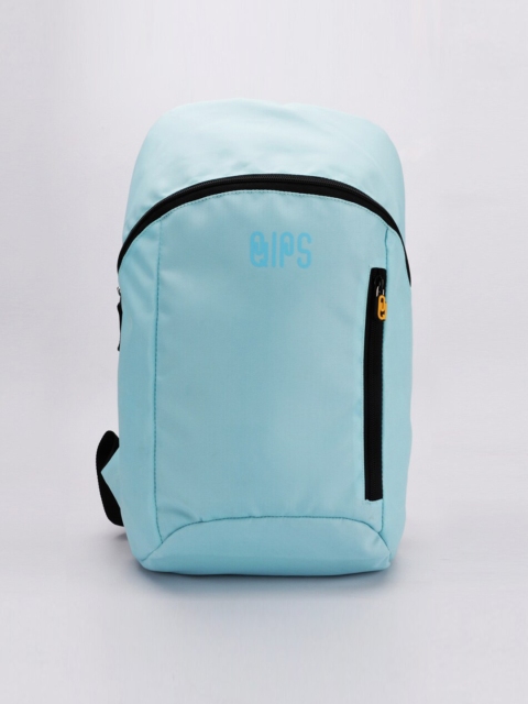 

QIPS Unisex Blue Solid Backpack