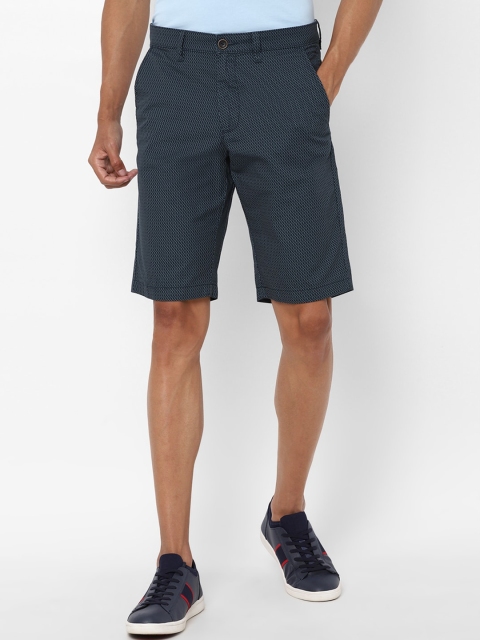 

Allen Solly Men Blue Slim Fit Cotton Chino Shorts