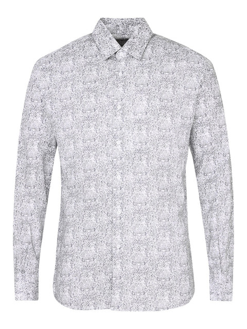 

LAGERFELD Men Blue Floral Printed Formal Shirt