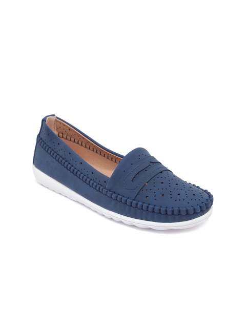 

CERIZ Women Navy Blue Loafers