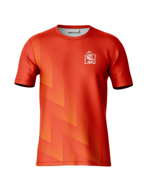 

mezmoda Boys Red Sublimation Textured T-shirt