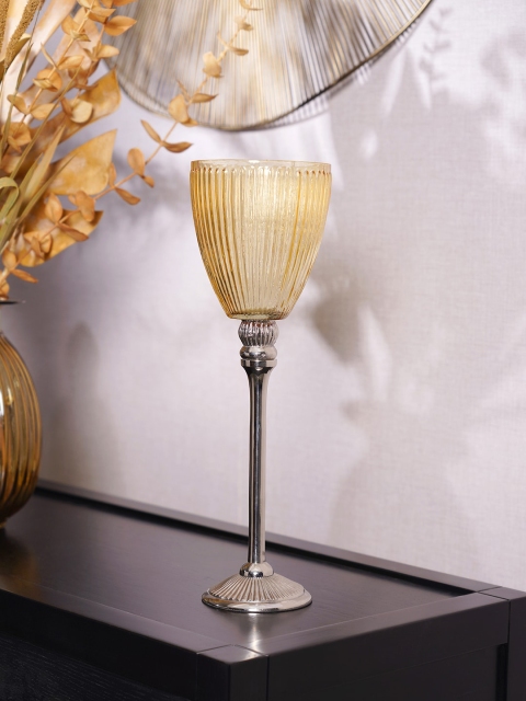 

Pure Home and Living Gold-Toned & Silver-Toned Votive Candle Holder