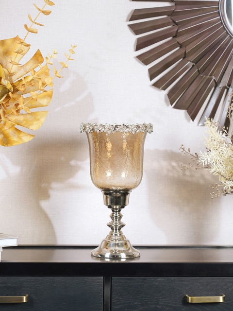 

Pure Home and Living Unisex Silver Candle Holders