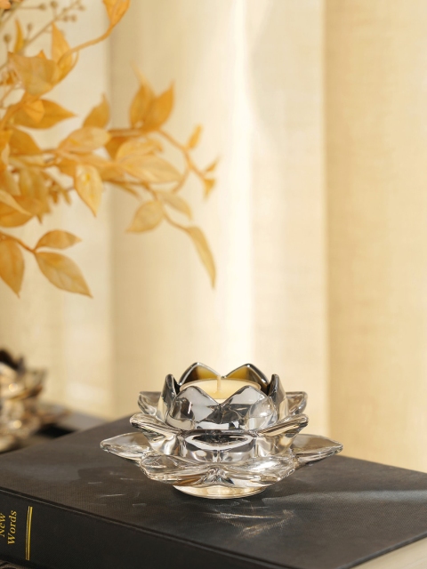 

Pure Home and Living Set of 4 Brown & Transparent Votive Candle Holder