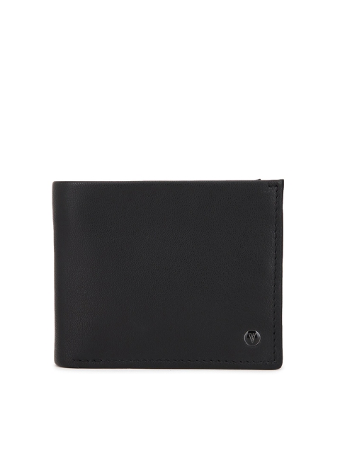 

Van Heusen Men Black Textured Wallet