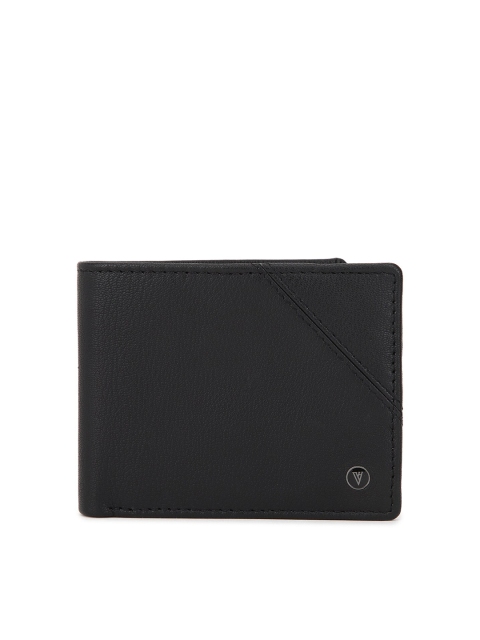 

Van Heusen Men Black Leather Two Fold Wallet