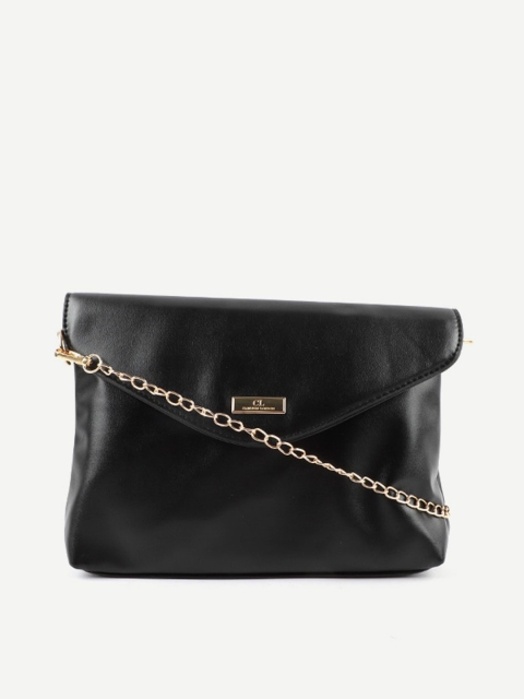 

Carlton London Black Structured Sling Bag