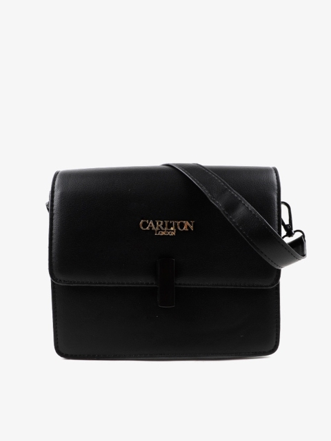 

Carlton London Black Structured Sling Bag
