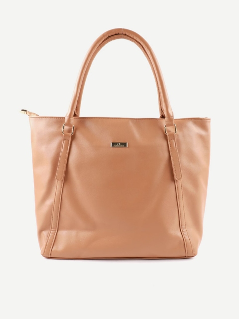 

Carlton London Women Tan Brown Solid Structured Shoulder Bag