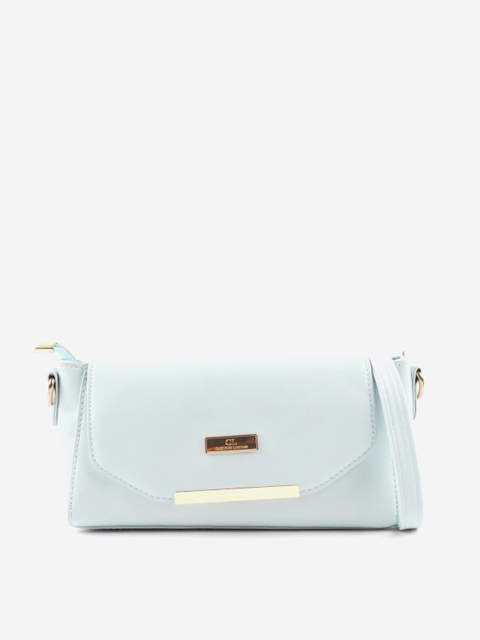 

Carlton London Blue Structured Sling Bag