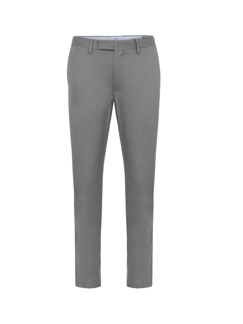 

Polo Ralph Lauren Men Grey Pure Cotton Trousers