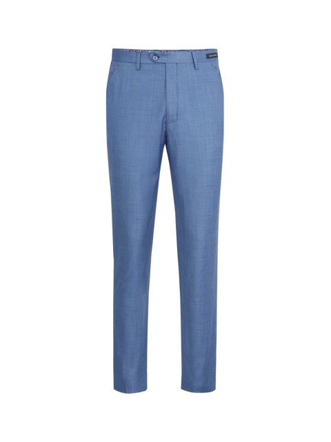 

Ted Baker Men Blue Solid Wool Trousers