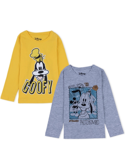 

Disney Boys Multicoloured Typography 2 Printed Pure Cotton Applique T-shirt, Multi