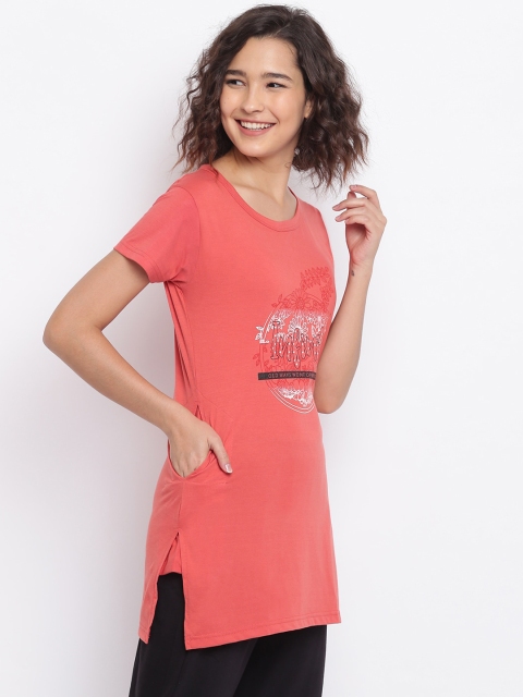 

Duchess Women Pink & Black Printed Night suits