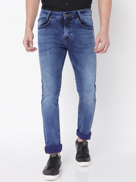 

Mufti Men Blue Skinny Fit Heavy Fade Stretchable Jeans