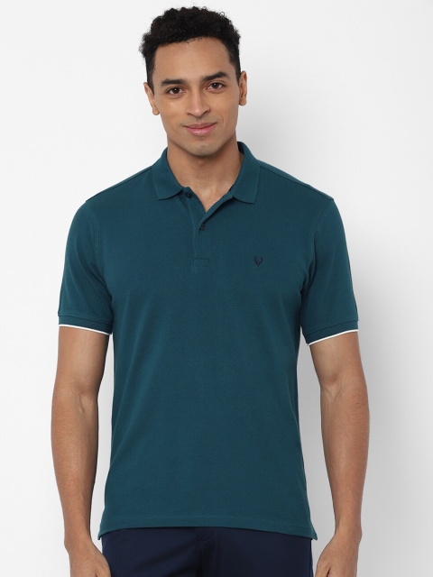 

Allen Solly Men Green Polo Collar T-shirt