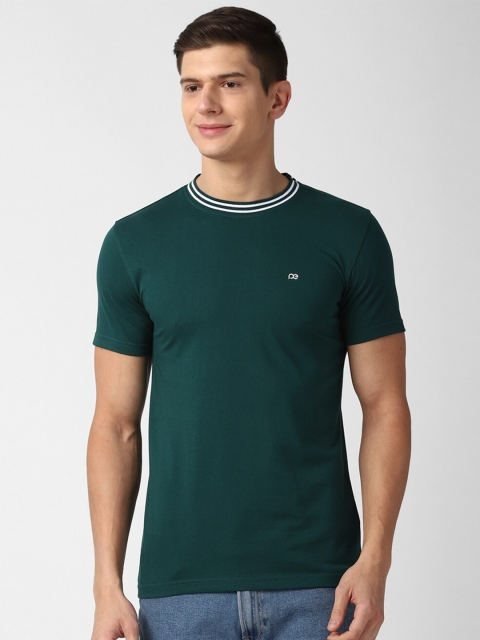 

Peter England Casuals Men Green Slim Fit T-shirt