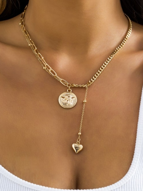 

WHITE LIES Gold-Toned Angel Chain