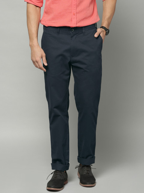 

Marks & Spencer Navy Slim Fit Chino Trousers, Navy blue