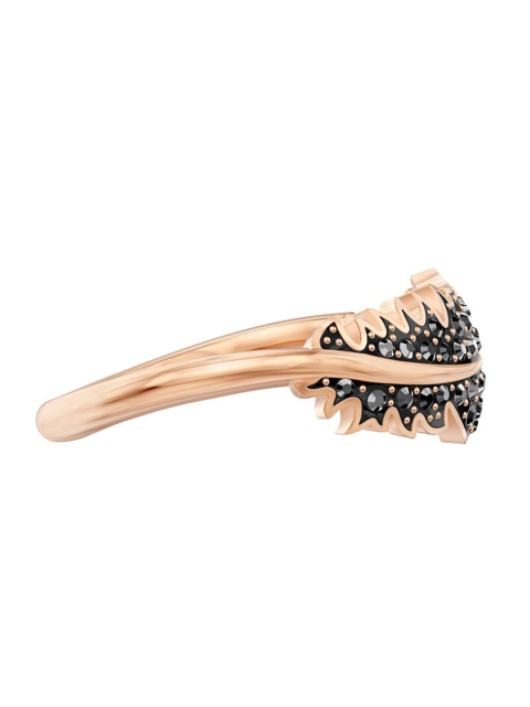 

SWAROVSKI Rose Gold Plated & Black Studded Finger Rings