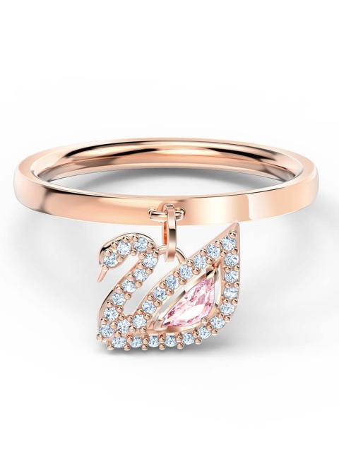 

SWAROVSKI Rose-Gold Plated Crystal Studded Finger Ring