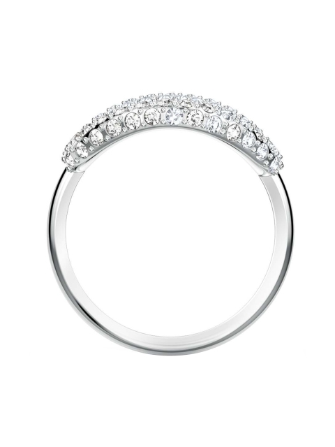 

SWAROVSKI Women White Rhodium-Plated Finger Ring