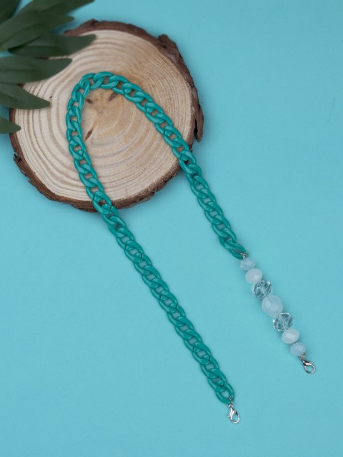 

Arendelle Green Crystal Beaded Mask Chain