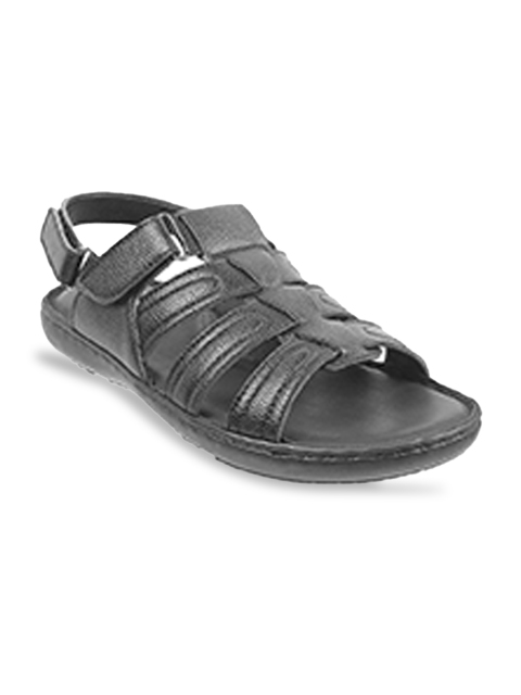 

WALKWAY Men Black Comfort Sandals