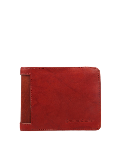 

Swiss Design Men Brown Leather Two Fold Wallet