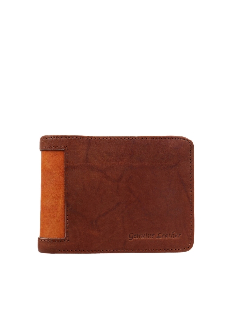 

Swiss Design Men Coffee Brown Leather Two Fold Wallet