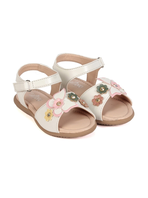 

Lil Lollipop Girls White & Beige Comfort Sandals