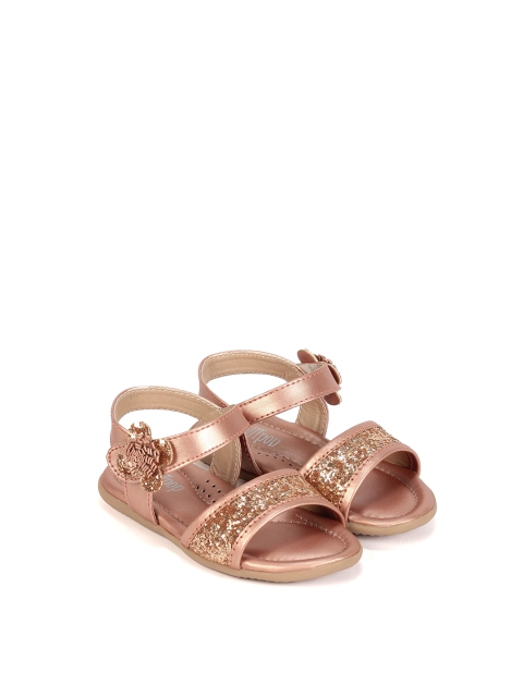 

Lil Lollipop Girls Gold-Toned Comfort Sandals