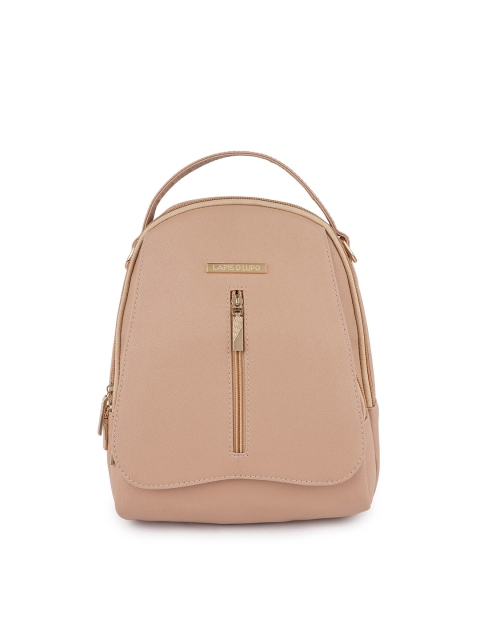 

Lapis O Lupo Women Beige Synthetic Leather Backpack