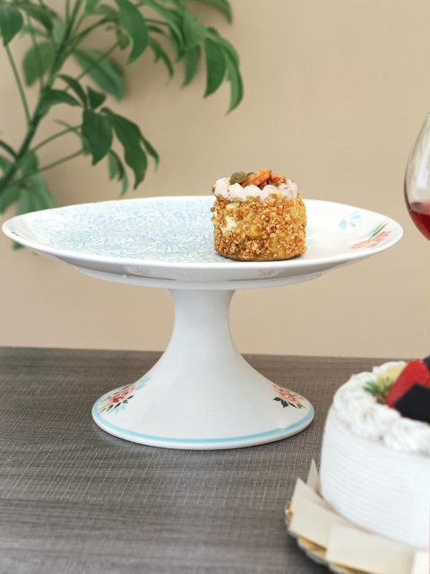 

The Wishing Chair White & Blue Printed Cake Stand