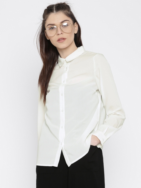 

Vero Moda Women White Regular Fit Casual Shirt