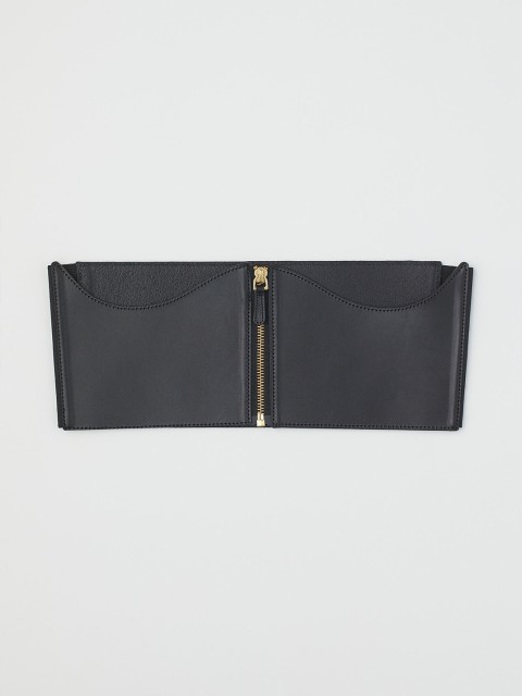

H&M Wide Leather Waist Belt, Black
