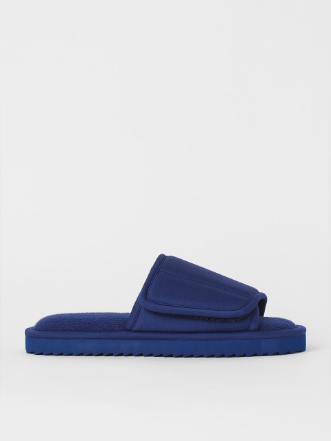

H&M Men Blue Solid Slippers