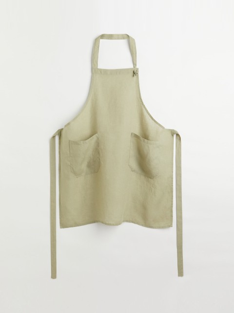 

H&M Green Linen Apron